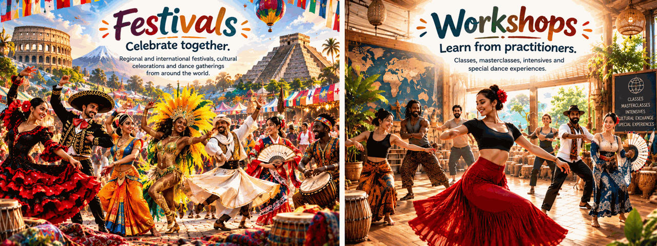 Dance festivals and cultural celebrations around the world
